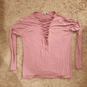 Express OneEleven Deep V Shirt